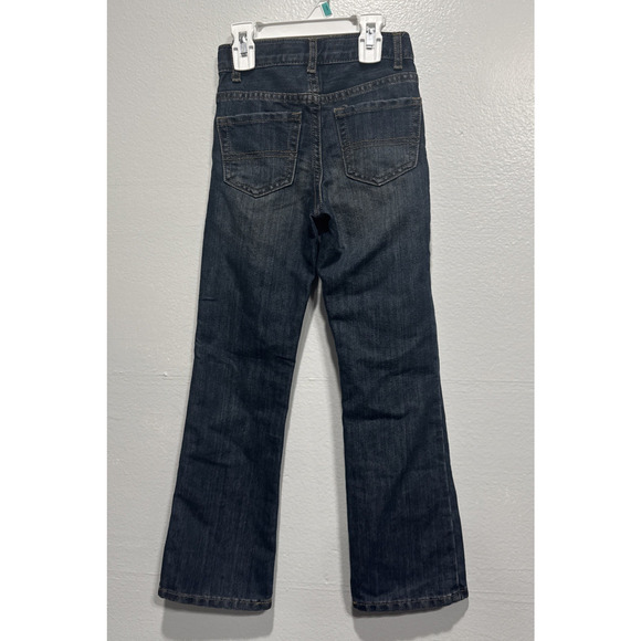 Place Kids Jeans Slim Bootcut Blue Denim Boys Size 6 Adjustable Waist School - Picture 2 of 10